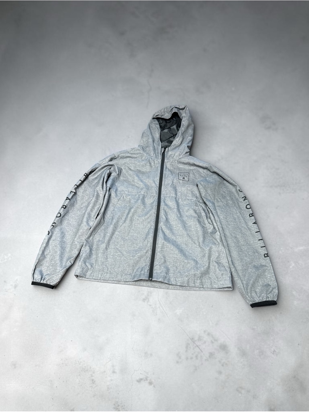 Billabong Boys Transport Jacket Size: Large Full Zip Hooded Windbreaker